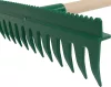 R140 13 fogú műanyag Szintező gereblye, simító éllel, 160 cm nyél