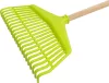 R142 Svéd levélgereblye, 22 fogú, műanyag, 150 cm nyél