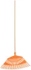 Strend Pro R144 23 fogú műanyag levélgereblye, 125 cm nyél