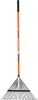 Strend Pro, 24 fogú levélgereblye, 58 cm, 120 cm üvegszálas nyél