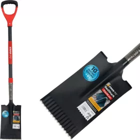   Strend Pro Premium RedShark Egyenes ásó, üvegszálas D-nyéllel