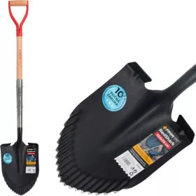 Strend Pro Premium RedShark Hegyes ásó, fa D-nyéllel