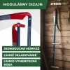 EURO, 60 cm, Kovácsolt fűkasza fém kaszanyéllel