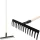Strend Pro Premium R-606 14 fogú kerti gereblye, kovácsolt, fa nyél