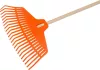 Strend Pro R132 23 fogú műanyag levélgereblye, 1500 mm fa nyél