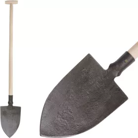 Gardex kovácsolt hegyes ásó, fa T nyéllel