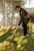 Longbow 18 fogú műanyag szénagereblye levélhez, fa nyél