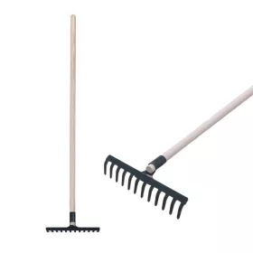 Strend Pro R105 12 fogú kerti gereblye fa nyéllel, 1600 mm