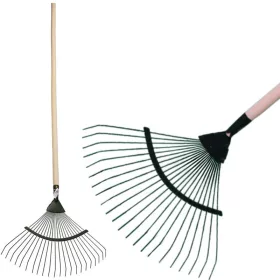   Strend Pro R119.WH 22 fogú levélgereblye, 45 cm, fa nyéllel