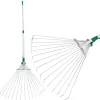 Strend Pro R116-65 15 fogú teleszkópos levélgereblye, fém nyéllel
