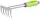 Strend Pro CT160730 5 fogú kerti kézi gereblye, 300 mm