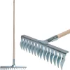 Strend Pro R108A.WH 14 fogú levegőztető gyepgereblye fa nyéllel