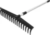 Strend Pro Premium S891-AL, 445x115 mm, 16 fogú kerti gereblye, ALU, teleszkópos nyéllel