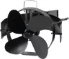 Strend Pro kandallóventilátor, 4 lapátos, fekete