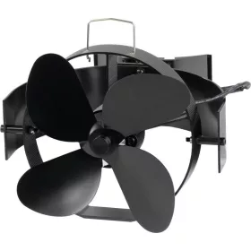 Strend Pro kandallóventilátor, 4 lapátos, fekete