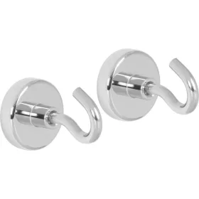   Mágneses kampó Strend Pro, extra erős, akasztóval, 32 mm, max. 28 kg, csomag 2 db