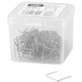   Strend Pro kapocs műanyag hegesztőpisztolyhoz, lapos hullám, 0,8 mm, 100 db
