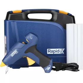   Ragasztópisztoly RAPID CG270, 10 db ragasztórúd, koffer, vezeték nélküli üzemmód