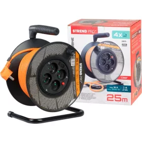   Strend Pro DG-FB04, hosszabbító kábel dobon, 25 m, 1,5 mm2