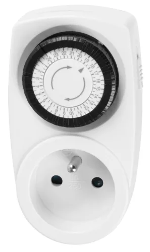 Strend Pro mechanikus kapcsoló aljzat, 230 V, max. 3680 W