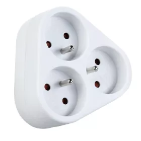 Strend Pro elosztó, fehér, 230 V, IP20, max. 3680 W, 3x16A
