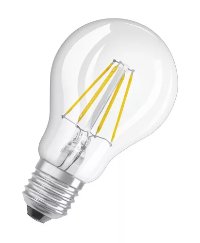 OSRAM LED FIL 040 Izzó, nem szabályozható fényerejű, 4W/827 E27 2700K Value CLASSIC A