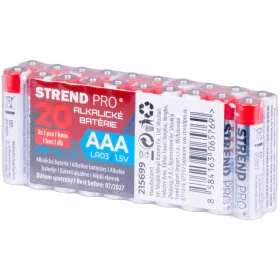 Strend Pro akkumulátor, LR03, 20 db, AAA ceruzaelem