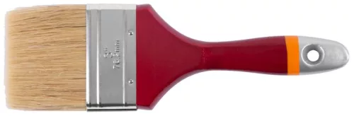 Ecset Strend Pro JA095, 3", lapos, festő, PVC sörtékkel, fa nyél