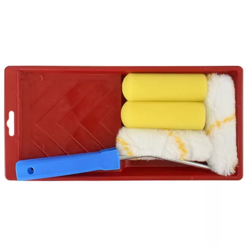 Festőhenger készlet Brosse PS014, 6 részes, festőhengerek tálcával