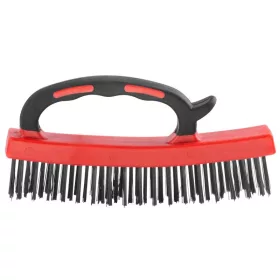   Drótkefe Strend Pro ComfortGrip HT16047, 160 mm, lapos, rozsdához