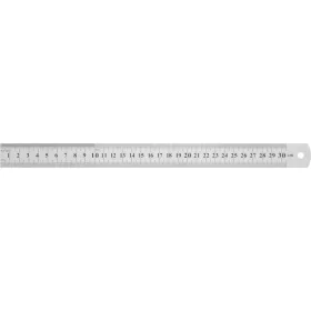   Vonalzó Strend Pro SSR0030, 300x26x0,7 mm, rozsdamentes acél, INOX