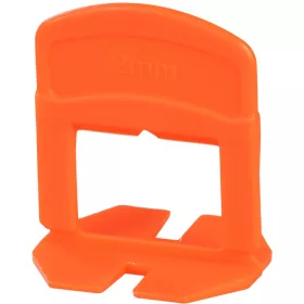   Szintező talp L Strend Pro, csempe alá, 2.0 mm, csomag 100 db, piros műanyag