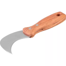   Kés Strend Pro Premium, linóleumhoz és szőnyegekhez, rozsdamentes, fa nyél, 75 mm