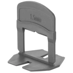   Szintező talp Strend Pro LS230T, L alakú, csempe alá, 1,5 mm, csomag 300 db, szürke műanyag