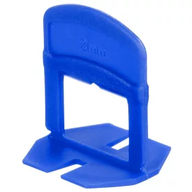   Szintező talp Strend Pro LS230T, L alakú, csempe alá, 2,0 mm, csomag 300 db, kék műanyag