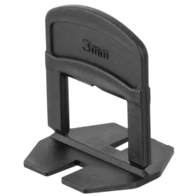   Szintező talp Strend Pro LS230T, L alakú, csempe alá, 3,0 mm, csomag 300 db, fekete műanyag