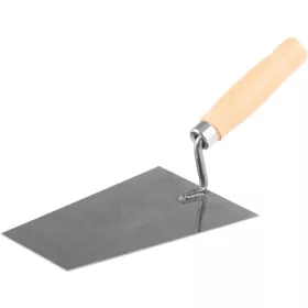 Kőműveskanál 160x130 mm, fa nyéllel