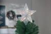MagicHome, Karácsonyi csillag, műanyag, 10x LED meleg fehér, 25 cm, 2xAA