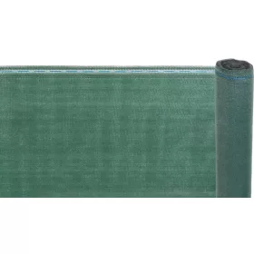   POPULAR.NET Árnyékoló háló, 1,2x10 m, HDPE, UV, 150 g/m2, 90% zöld