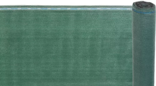 POPULAR.NET Árnyékoló háló, 1,2x10 m, HDPE, UV, 150 g/m2, 90% zöld