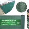 POPULAR.NET Árnyékoló háló, 1,2x10 m, HDPE, UV, 150 g/m2, 90% zöld
