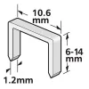 Kapcsok Strend Pro Premium J912, 12 mm, tűzőgéphez, 1.2x10.6 mm, 1000 db-os csomag