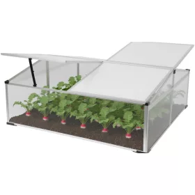   Strend Pro Greenhouse HF0942-A, Palántázó melegágy, PC, 1000x1000x400 mm