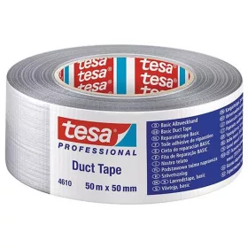   Duct Tape tesa BASIC , ragasztó, ezüst, textil, 50 mm, Hossz: 50 m