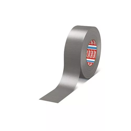 Duct Tape tesa Standard PE Coated Cloth, textil, ezüst, ragasztó, PE, 50 mm, Hossz: 25 m