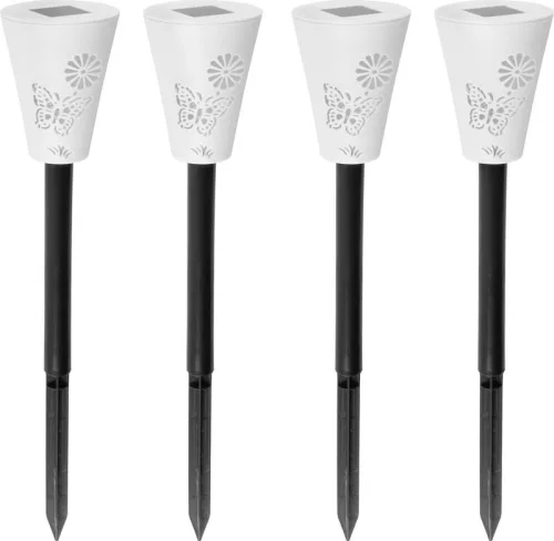 Strend Pro Sargas, Napelemes lámpa, 7x35 cm, 2x LED, AAA, 4 db
