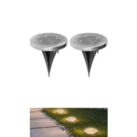  Strend Pro Gruid, Napelemes lámpa, 115x140 mm, 4x LED, AA, 2 db