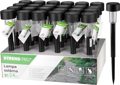 Strend Pro Altair, Napelemes lámpa, 1x LED, AAA, 24 db