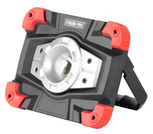 Strend Pro munkalámpa, 10 W, LED 600 lm, munka- és figyelmeztető reflektor, USB be/ki