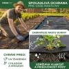 Kerti textília B4407, 1,6x100 m, nem szőtt, 50 g/m, 3% UV, fekete tekercs